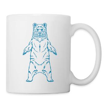 brown bear - Mug - white - Right