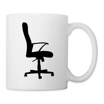 buerosessel - Tasse - Weiß - Rechts
