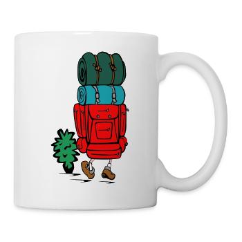 backpacking - Mug - white - Right