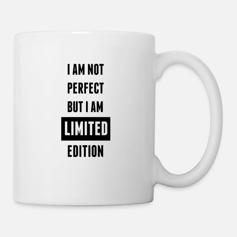 ich bin nicht perfekt - Tasse - Weiß