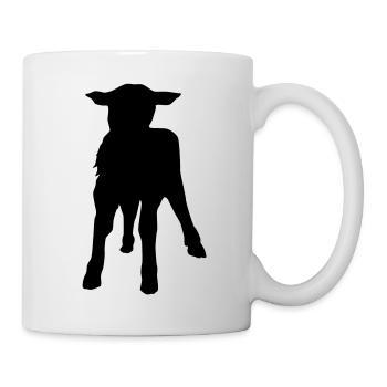 Lamm - Lamm Fromm? - Tasse - Weiß - Rechts