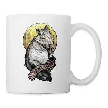 Norwegische Waldkatze 2 - Tasse - Weiß - Rechts