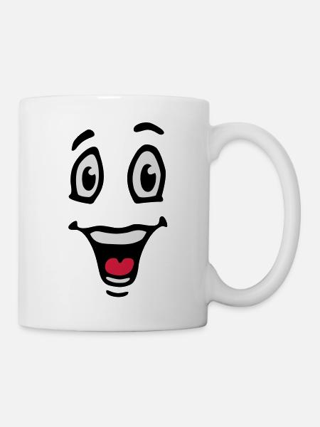 smile - Mug - white