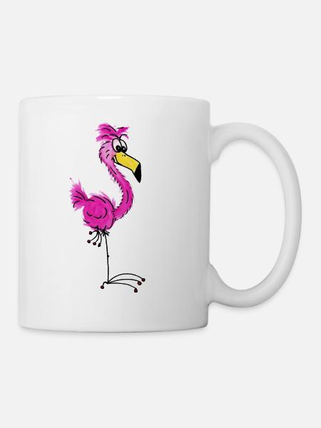 The Fladders - the flamingo - Mug - white