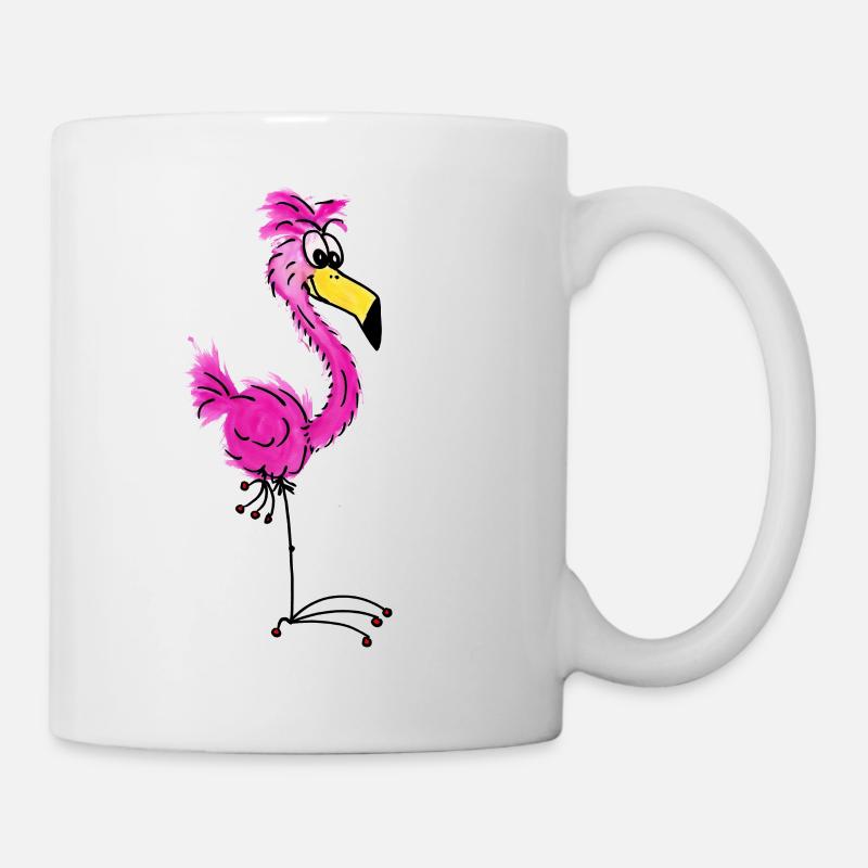 The Fladders - the flamingo - Mug - white