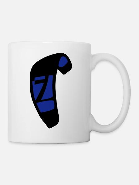 kite_n7_vec_2 de - Tasse - Weiß