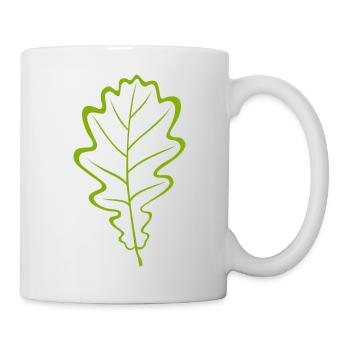 Eiche 2 - Tasse - Weiß - Rechts