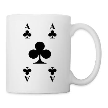 Karten - Tasse - Weiß - Rechts