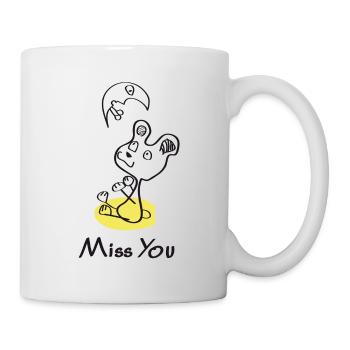 L'amour ne sait pas - Mug blanc - blanc - Droite