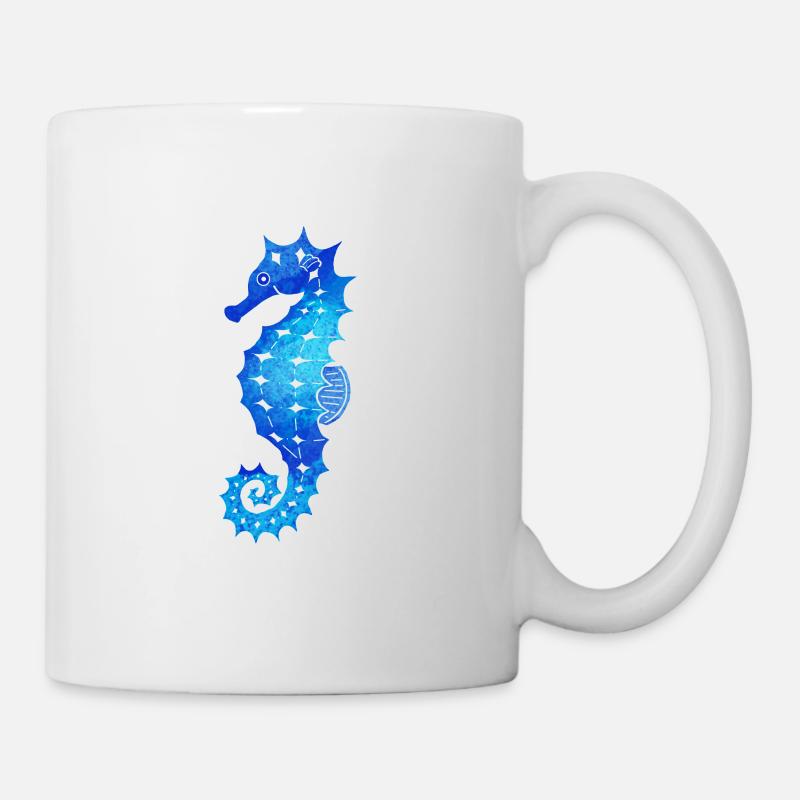 Seepferdchen - Tasse - Weiß