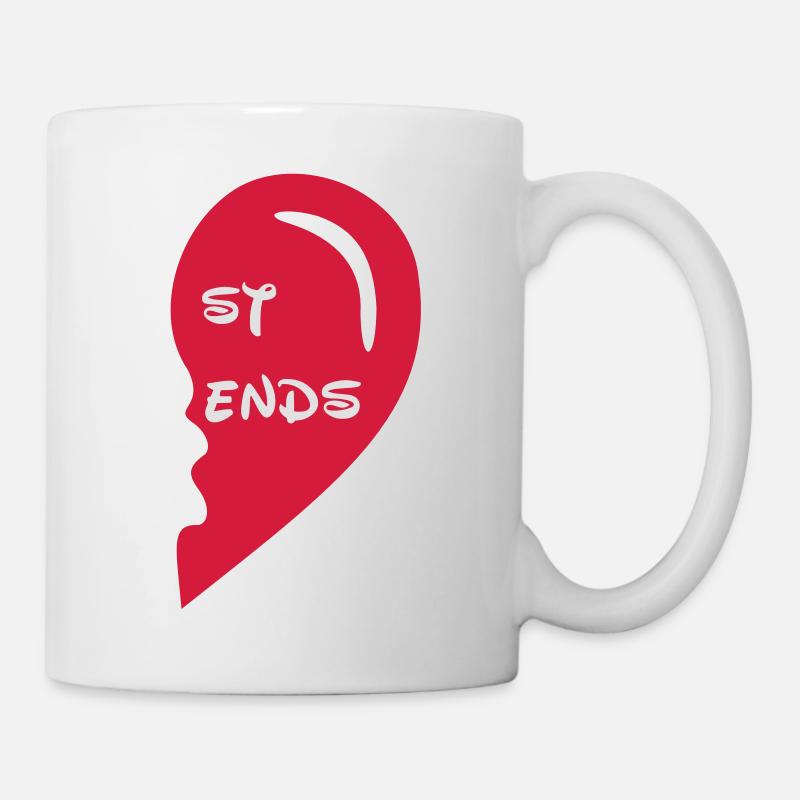 best_friends_right_mickey - Mug blanc - blanc