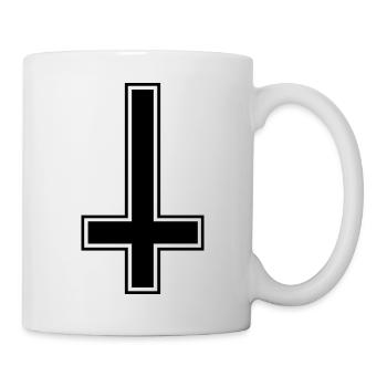Cross of St. Peter - Mug - white - Right