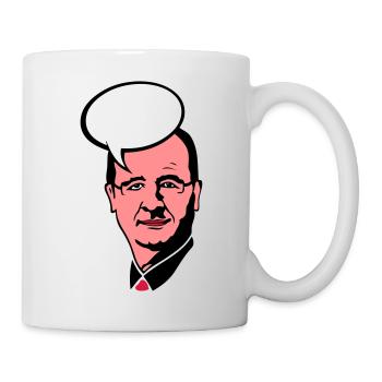 francois holland Präsident Blase Führer - Tasse - Weiß - Rechts