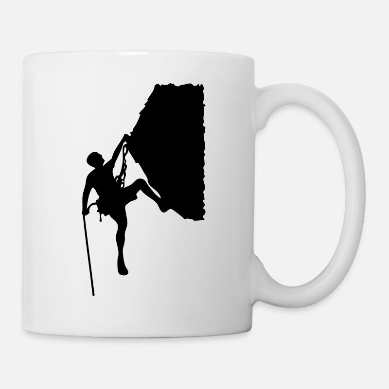 escalade - Mug blanc - blanc
