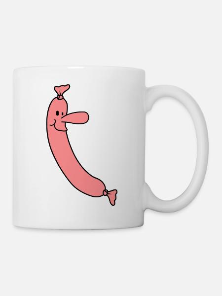 Sausage Man - Tasse - Weiß