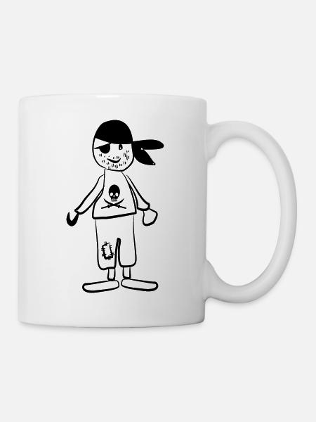 Pirat - Tasse - Weiß