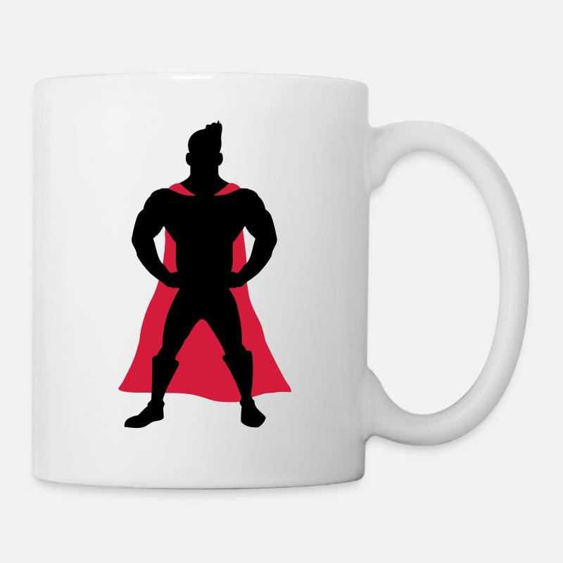 Superhero - Tasse - Weiß