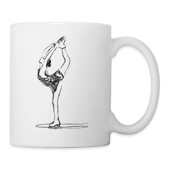 Figure skater - Tasse - Weiß - Rechts
