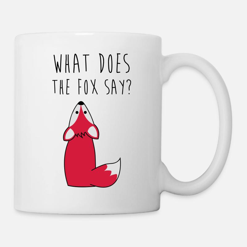 What does the fox say? - Tasse - Weiß