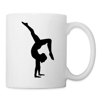 Turnerin Kunstturnen Bodenturnen - Tasse - Weiß - Rechts