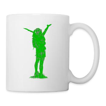 ENDLICH FREI - HALLO WELT - ABENTEUERLUST - WANDER - Tasse - Weiß - Rechts