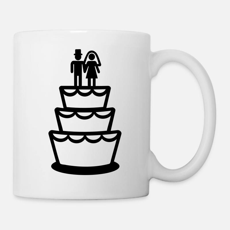 Hochzeit - Tasse - Weiß