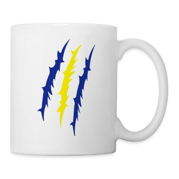 krallen - Tasse - Weiß - Rechts