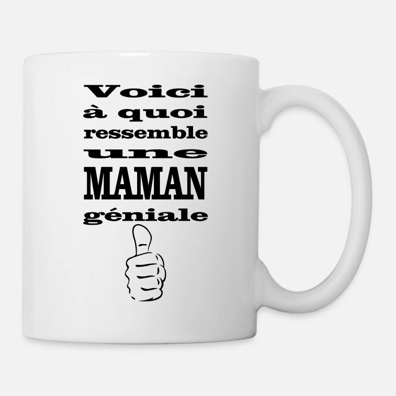 maman géniale - Mug blanc - blanc