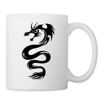 dragon - Tasse - Weiß - Rechts