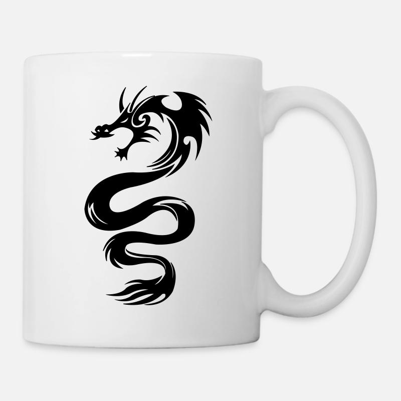 dragon - Tasse - Weiß