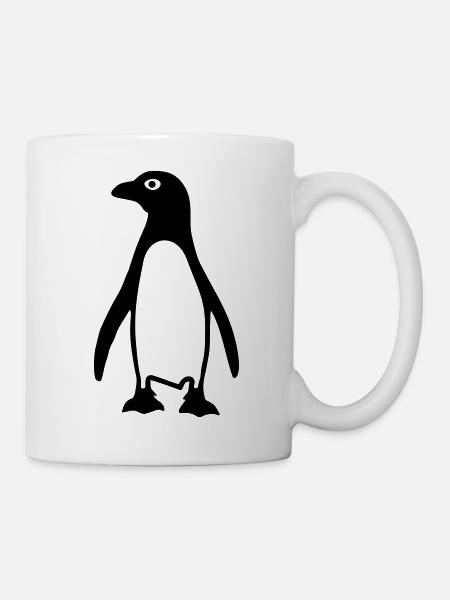 Manchot - Mug blanc - blanc