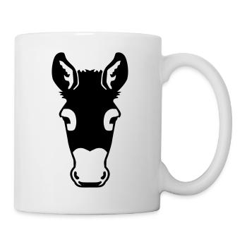 Esel - Tasse - Weiß - Rechts