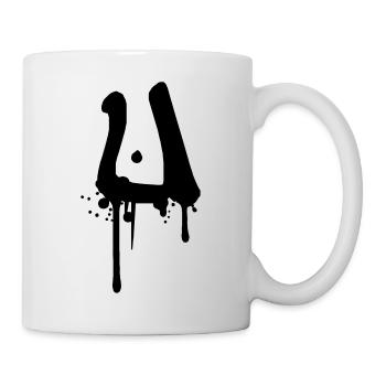 U graffiti drops Farbklex spray - Mug - white - Right