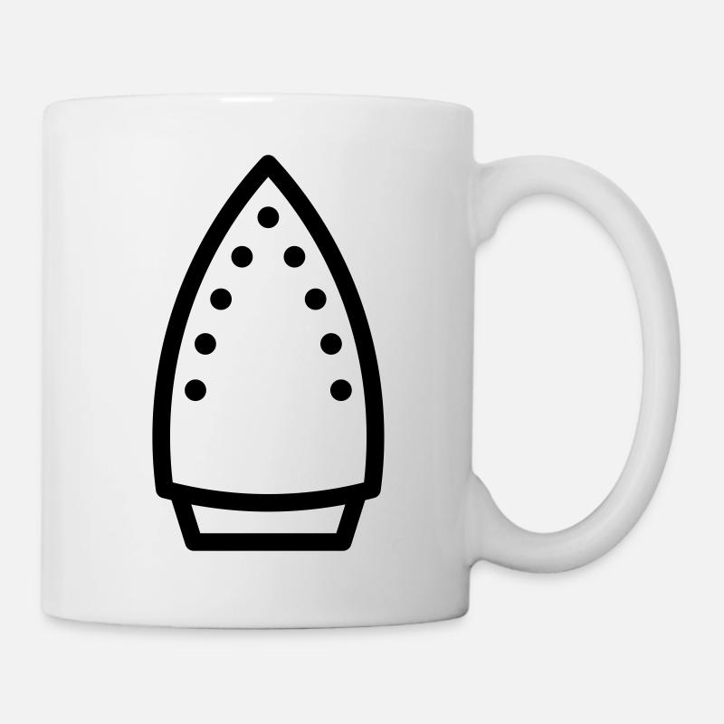 Bügeleisen - Tasse - Weiß