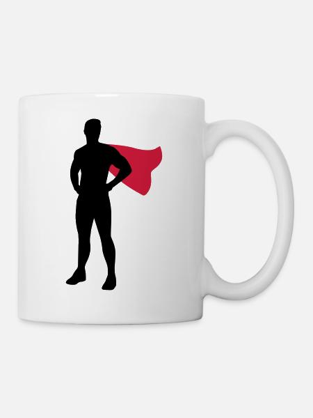 Superhero - Tasse - Weiß