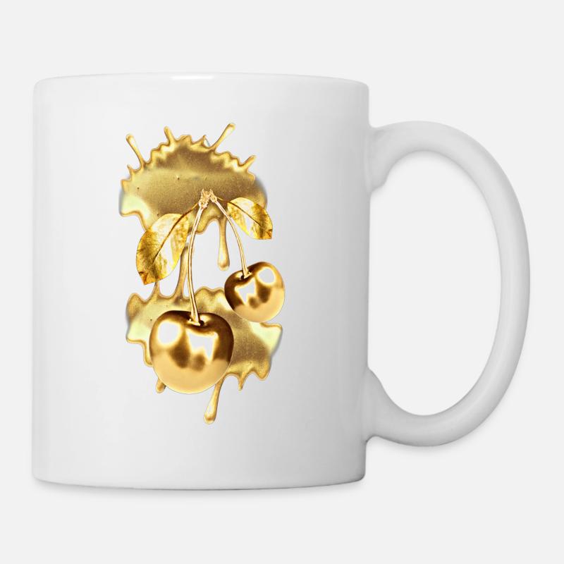 Golden cherry - Mug - white
