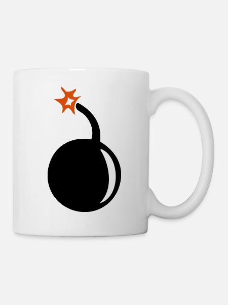 Bombe - Tasse - Weiß