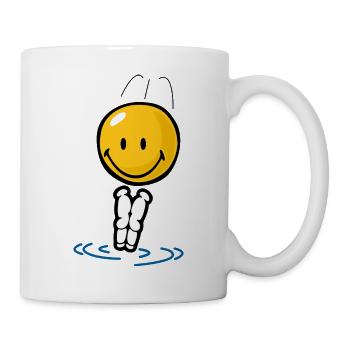 Smiley Diving - Mug blanc - blanc - Droite