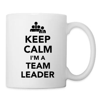 Keep calm I’m a team leader - Mug - white - Right