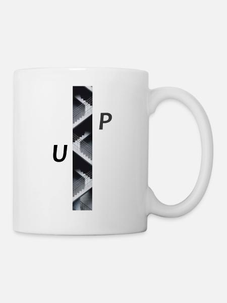 Upstairs - Tasse - Weiß