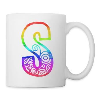 regenbogen s - Tasse - Weiß - Rechts