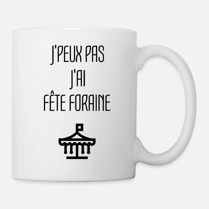 Forain / Foraine / Fête / Cirque / Foire - Mug blanc - blanc