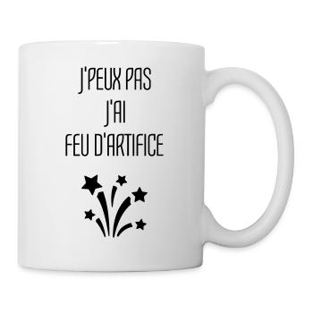 Feu d'artifice Artificier Pyrotechnique Pétard - Mug blanc - blanc - Droite
