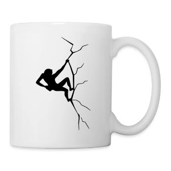 crack climbing - Mug - white - Right