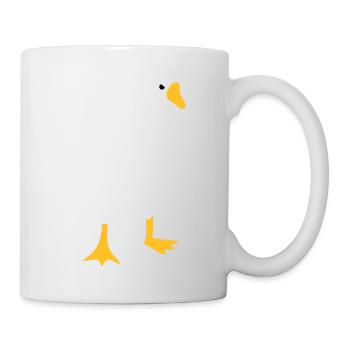 VERY angry white goose - Mug - white - Right
