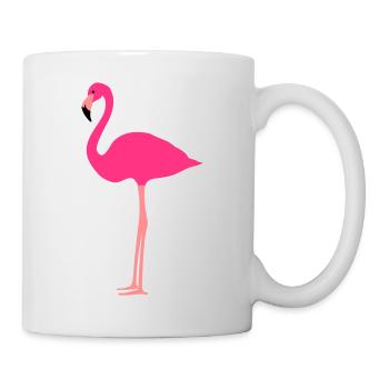 Flamingo 3 colors - Mug - white - Right