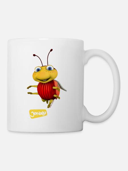 JoNaLu Marienkäfer Lu - Tasse - Weiß