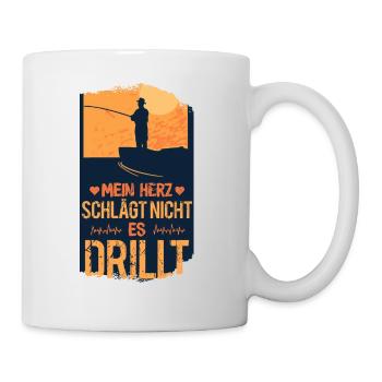 Angler - Tasse - Weiß - Rechts