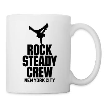 Rock Steady Crew New York City Breakdance Design - Tasse - Weiß - Rechts
