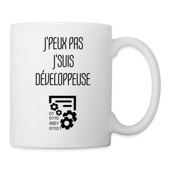Entwickler / Informatiker / Programmierer / - Tasse - Weiß - Rechts